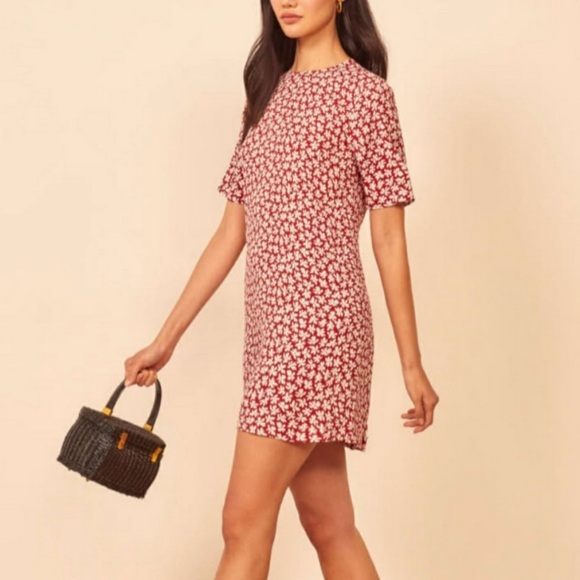 Reformation Grenadine Beth Dress Floral Daisy Print Size XL - Picture 1 of 12